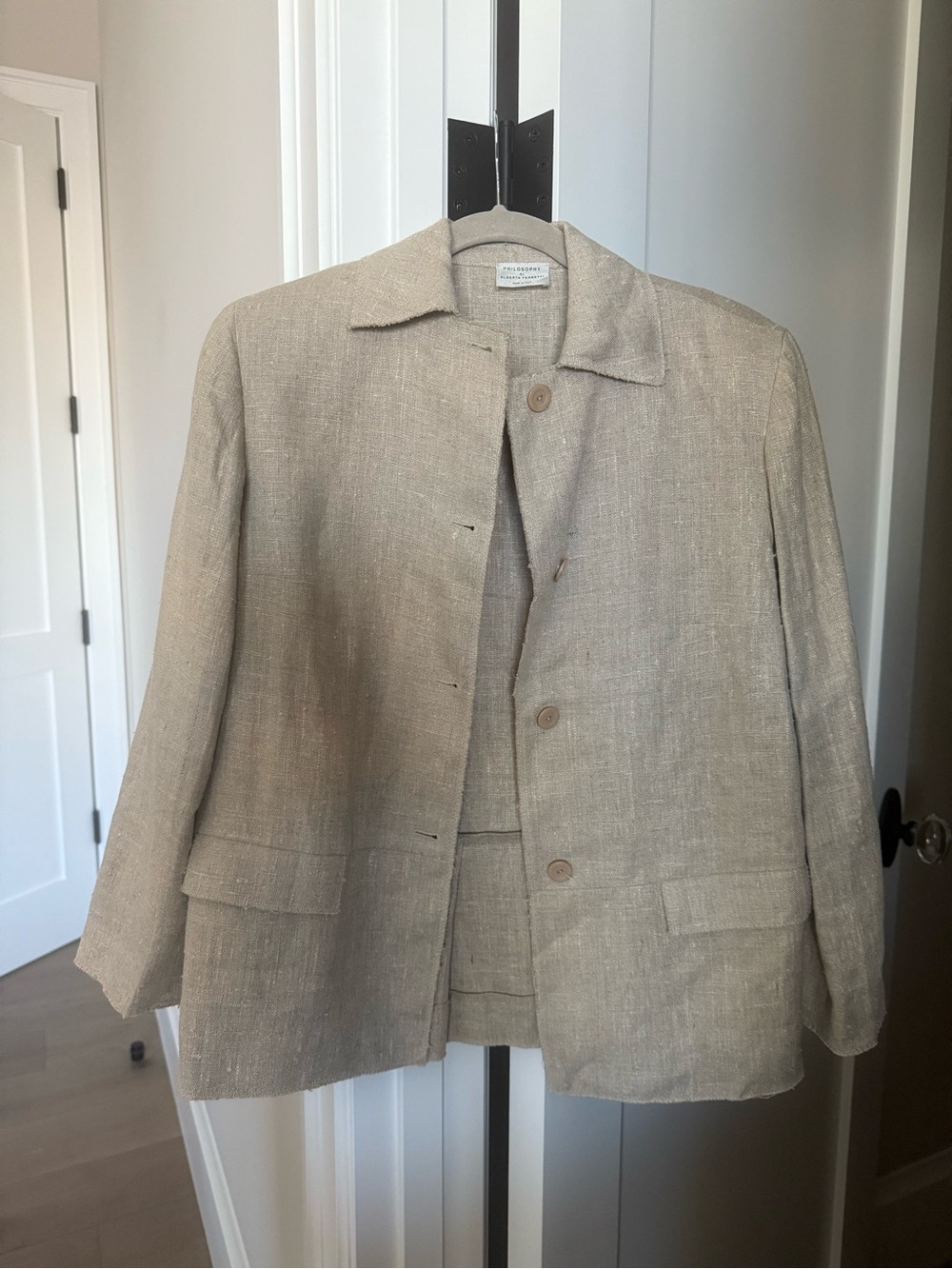 Vintage Philosophy Di Alberta Ferretti Linen Jacket